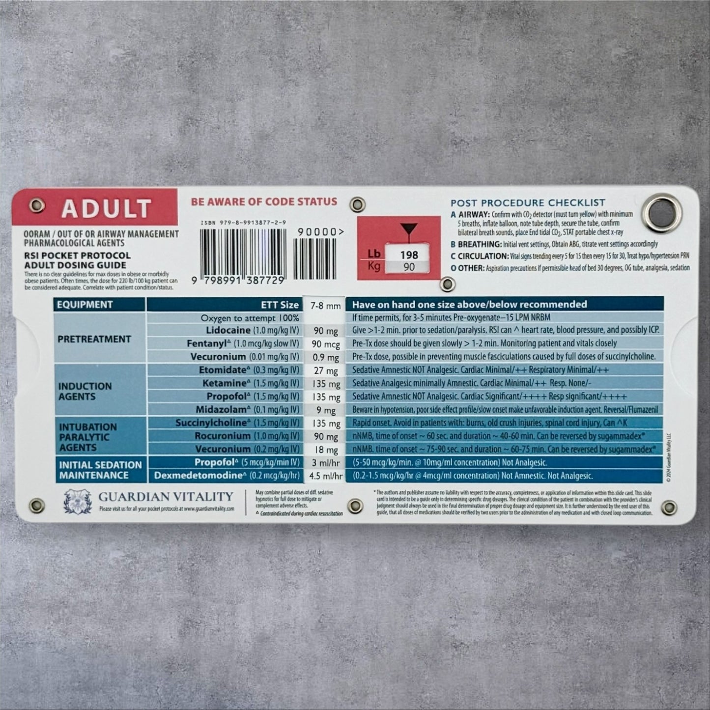 Adult & Pediatric RSI Medication Dosing Guide