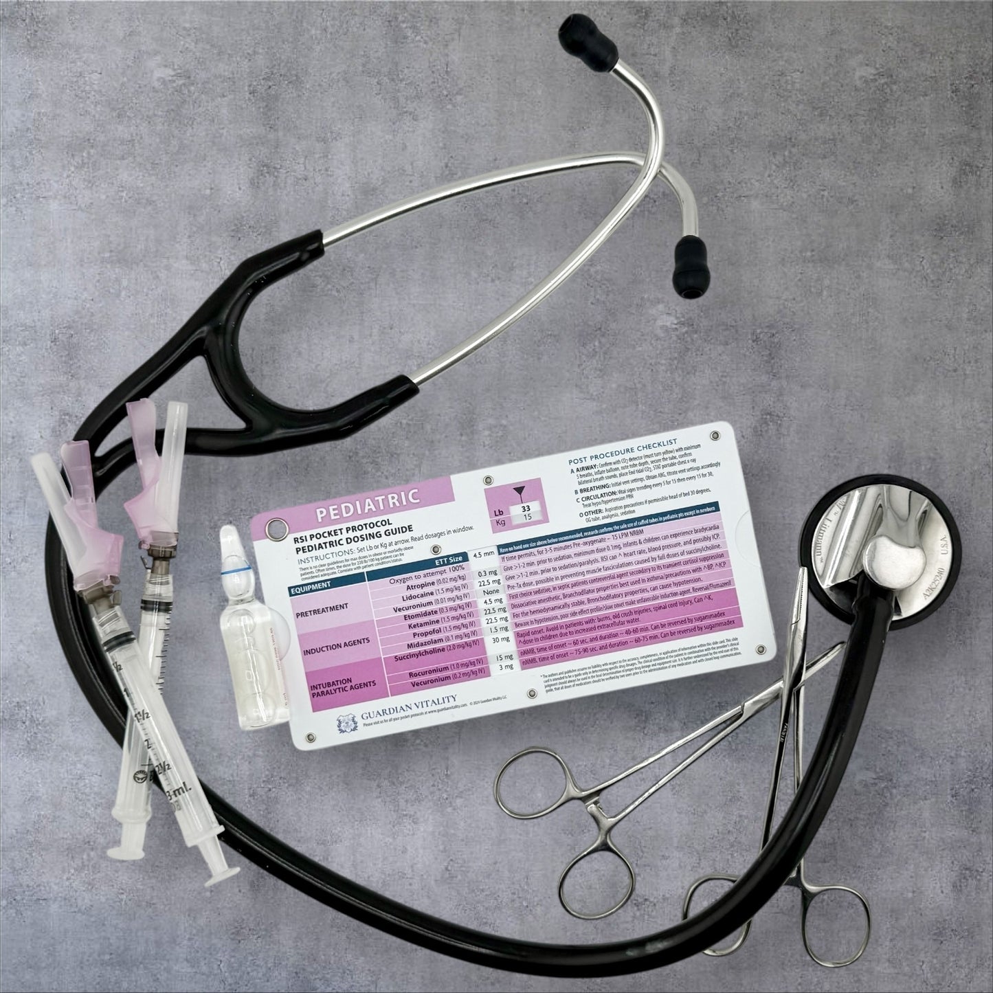 Adult & Pediatric RSI Medication Dosing Guide