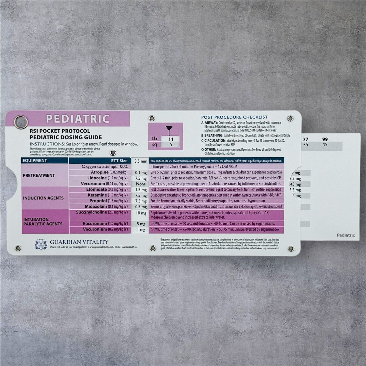 Adult & Pediatric RSI Medication Dosing Guide