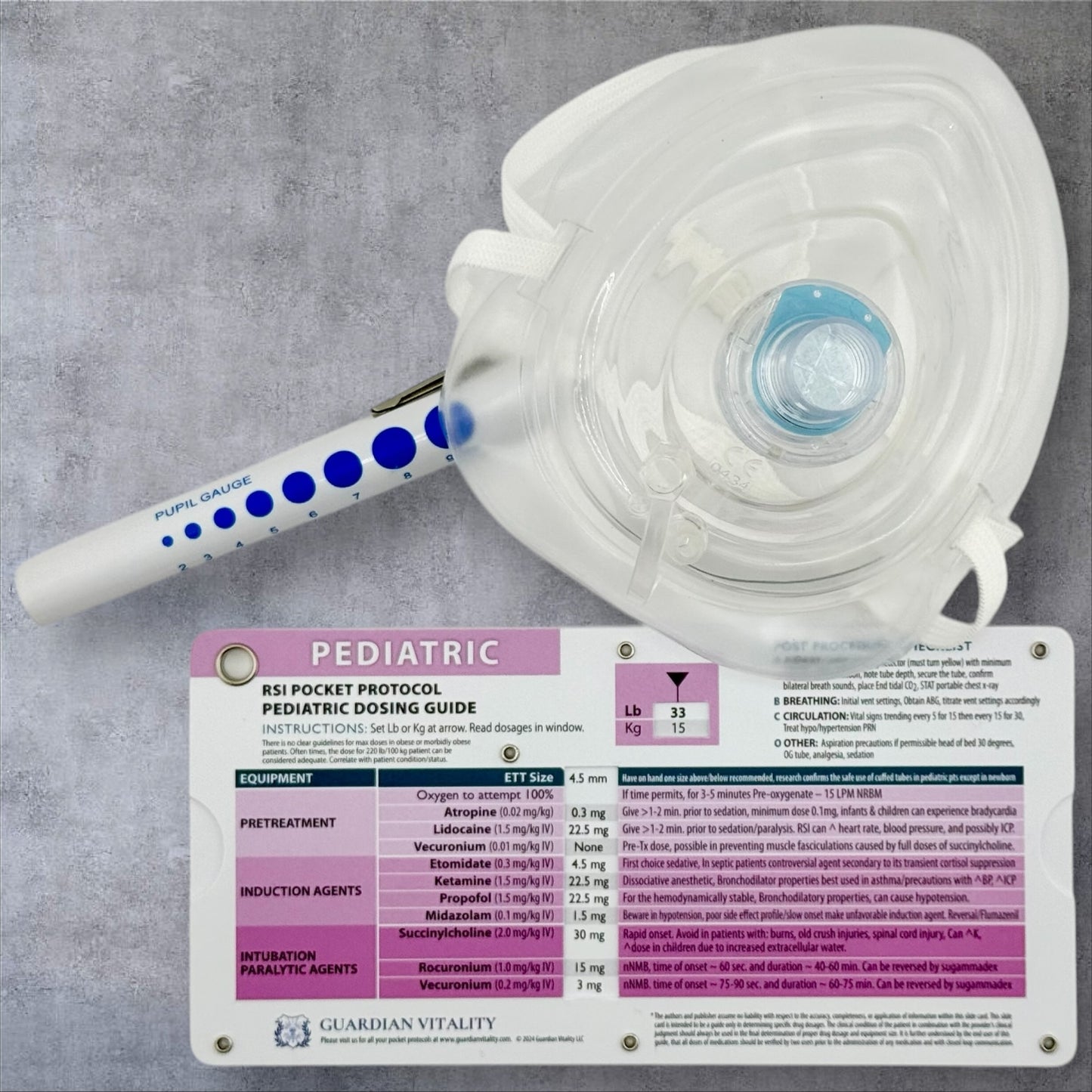 Adult & Pediatric RSI Medication Dosing Guide